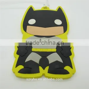 100% Eco-friendly Factory Direct Wholesale Silicone/PVC Luggage Tag thumbnail-1