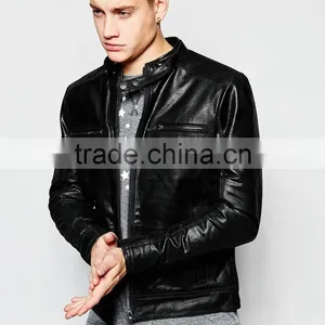 Leather Motorbike Jacket thumbnail-1