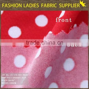 Hot Sales Summer Dot Print Fabric Wholesale Poly Spadenx Print Fabric of Shaoxing Textile thumbnail-3