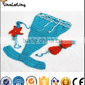 NPT91 Tinaluling Newborn Wholesale Cute Baby Mermaid Photography Props Costumes thumbnail-2