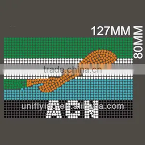 Stripe Sheet Hot Fix Rhinestone Heat Transfer thumbnail-1