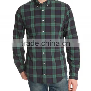 Wholesale Custom Mens Winter Warm Flannel Plaids Shirts thumbnail-1