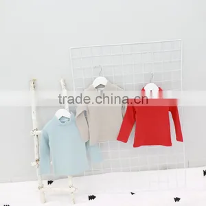 Pure Cotton Long Sleeve Candy Color Undershirt Kids Plain Dyed T-shirt for Boys and Girls thumbnail-1
