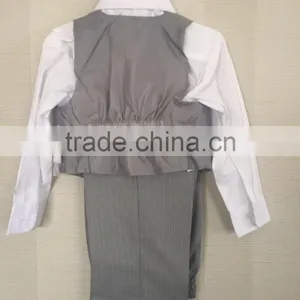 2017 New Style Latest Design China High Quality 3 Piece Cheap TR Boy Suit Factory thumbnail-5