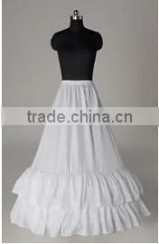 Walson Instyles Wholesale New White 2-Hoop Mermaid Wedding Dress Bridal Petticoat Crinoline Underskirt thumbnail-1