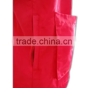 ISO 9001 Audit Factory 100% Polyester Zip up Red Fitted Safety Vest thumbnail-6