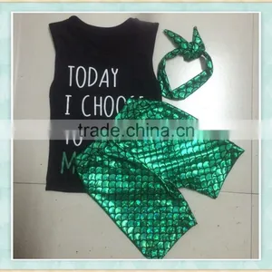 Wholesale Newborn Baby Clothes Sleeveless Lettre Pattern Green Scale Short Outfit thumbnail-1