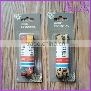 Jieli Real Flat Leather Shoe Laces With Metal Aglets thumbnail-2