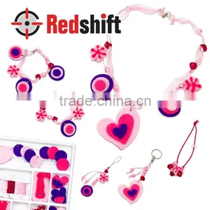 OEM Children Crafts Create Your Own Heart Style Felt Jewelry Kit thumbnail-2