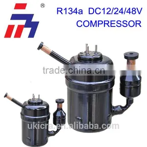 12 V DC Freezer Compressor Mini Piston Compressor R134A thumbnail-1