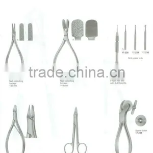 Finger Nail Instruments, Nail Extracting Forceps, Finger Ring Saw Pliers thumbnail-1