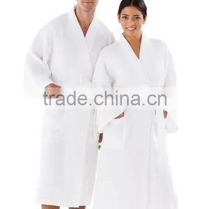 Wholesale Waffle Weave Bathrobe thumbnail-1