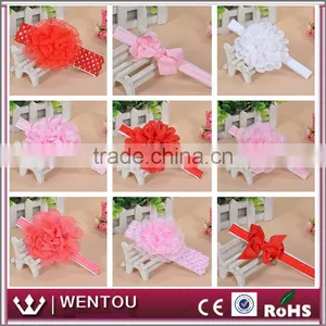 Cute Lace Flower Baby Girl Headbands thumbnail-1