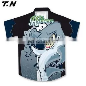 100% Polyester Tournament Fishing Shirts, Wholesale Fishing Clothing thumbnail-3