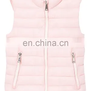 Chinese Manufacturer 100% Polyester Pink Padded Vest Women thumbnail-2
