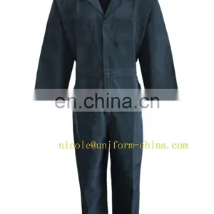 88%cotton 12%nylon Mens Royal Blue Flame Retardant Firefighting Welding Coverall Clothing Suit With UL Certificates thumbnail-1