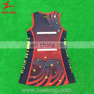 Bodysuit Women Netball Dress Uniform thumbnail-2