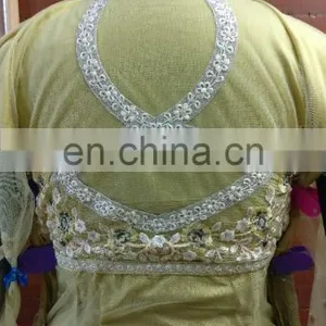 Stylish 2017 Attractive Wedding Wear Maxi Gown Style Anarkali Lehenga Suits (Semi Stitched Dress Material) thumbnail-5
