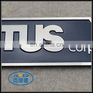 High Qualily Souvenirs Gifts and Crafts Custom Company Name Metal Embossed and Painting Aluminum Label thumbnail-5