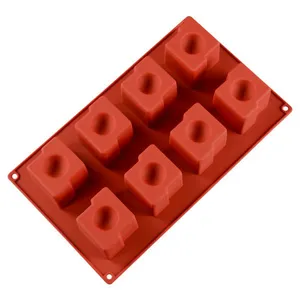 Free Sample Food Grade Heat Resistant Nontoxic Silicone Cake Mould Baking Mousse Pudding Mould Tool thumbnail-1