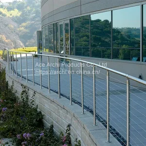 SUS316 Wire Cable Railing Balustrade for Fence Near to Sea Waterproof thumbnail-5