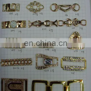 Fashion Metal Garment Accesories Rhinestone Buckle on Bags or Shoes thumbnail-1