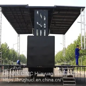 12 m Used for Roadshow Mobile Stage Truck Trailer Selling thumbnail-2