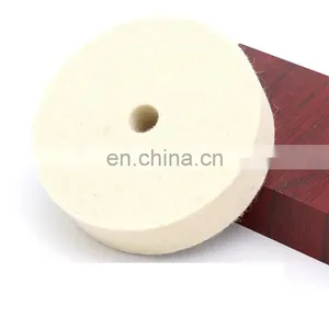 100% Wool Super Quality Polishing Stainless Steel Wool Felt Polishing Wheel thumbnail-2