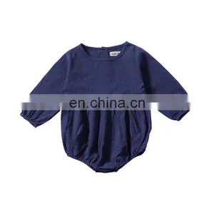 New Arrival Infant Girl Clothes Romper Baby Romper Children Linen Clothes thumbnail-1