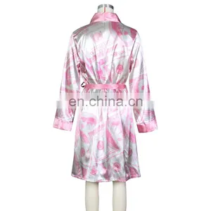 Women Poncho Autumn Womens Coats and Capes Print V-Neck Open Stitch Sexy Cloak Women Long Sleeve Ladies Pajamas Shawl Cardigan thumbnail-5
