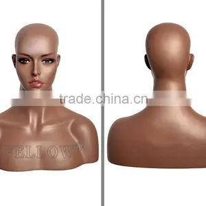 African Head Model Fiberglass Head Mannequin Display Women Wig H3 thumbnail-3