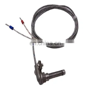 K Type Pressure Spring Fixed Thermocouple /temperature Sensor With Probe 5*20mm thumbnail-2