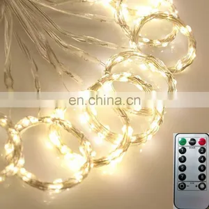 Amazon USB Supply Remote Control Led Light Curtain for Home Holiday Decoration thumbnail-3