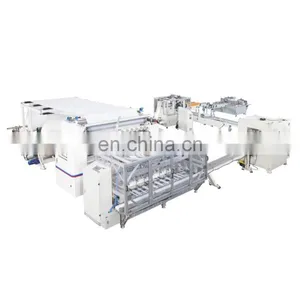 Full Automatic Counting V Fold Facial Tissue Machine Production Line thumbnail-1