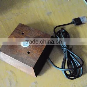 Salt Lamps Wooden Base thumbnail-6