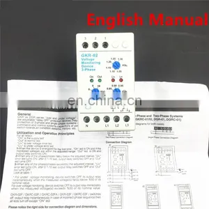 GKR-02 Voltage Monitoring Device Relay Phase Failure And Phase-sequence Protection Relay Din Rail Motor Protection thumbnail-3