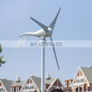 Household 400w Small Wind Turbine Generator/12V 24V 48V Wind Turbine Generator/wind Power Generation Price thumbnail-3