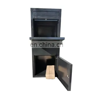 Large Package Waterproof Outside Metal Steel Letter Mail Mailbox Post Wall Mount Outdoor Smart Parcel Delivery Drop Box thumbnail-2
