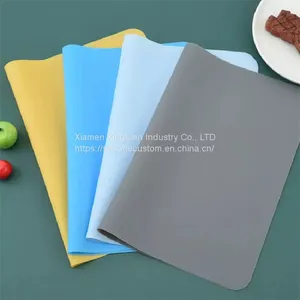 Nonstick Pastry Mat Silicone Children Dining Placemat Drawing Baking Table Mat thumbnail-3