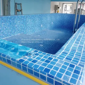 Fabric Reinforced Anti UV New Mosaic PVC Swimming Pool Liner thumbnail-1
