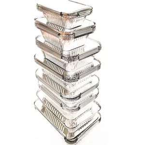 Disposable Aluminum Foil Food Container Bakewares for Food Packaging thumbnail-5