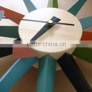 Original Quality Colorful Sun Wall Clock thumbnail-4