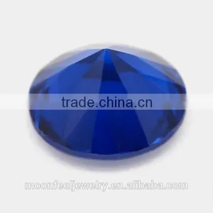 Round Brilliant Cut Blue Synthetic SpineI Gemstones thumbnail-3