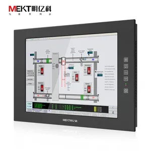 Front Panel IP65 Waterproof 19/17/15 Inch Outdoor 1000cd Wall Mount Capacitive Resistive Touch Screen HD LCD Monitor Embedded DP thumbnail-5