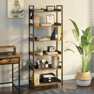 Modern Simple Storage Shelf Multi-storey Floor-to-ceiling Living Room Bookshelf Household Storage Shelf thumbnail-1