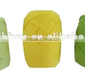20m Green Raffia Paper Ribbon for Wrapping Gift/Present and Decorate Party thumbnail-3