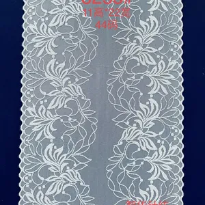 Factory Sale Lace Realm Floral Stretchy Lace Elastic Trim Fabric for Garment & DIY Craft Supply thumbnail-3
