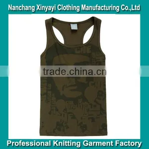 Oem Y Racer Back Gym Tank Tops With Printed For Men Made in China Supplier Wholesaler Clothes thumbnail-1