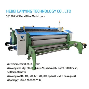 Lanying High Speed Inconel Woven Wire Mesh Machine Metal Wire Weaving Loom thumbnail-2