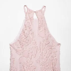2025 Summer New Women's Fashion European and American Style Simple Texture Hanging Neck Collar Dress thumbnail-5